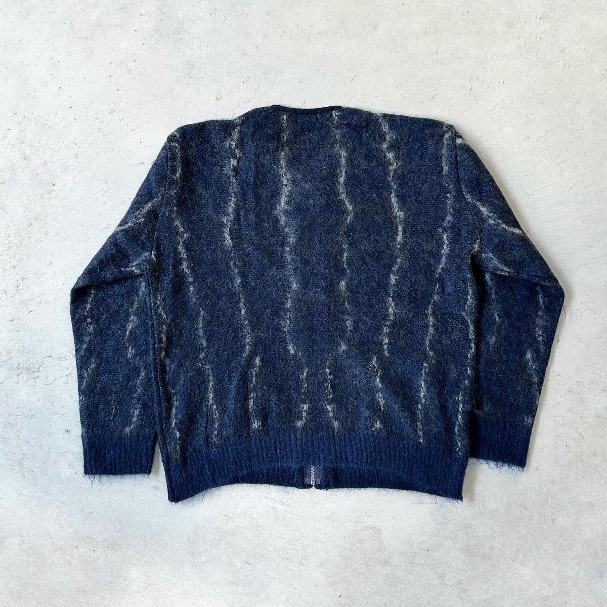 MOHAIR ZIP-UP CARDIGAN THUNDER モヘアカーディガン MOHAIR ZIP-UP CARDIGAN | THE ANTHOLOGY OFFICIAL
