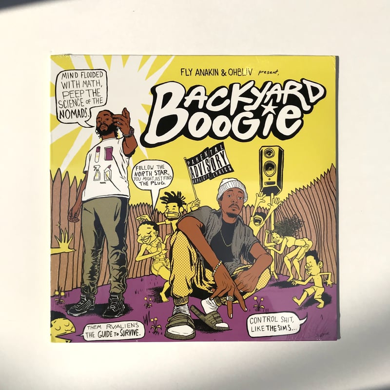 Fly Anakin & Ohbliv Backyard Boogie レコード FLY ANAKIN & OHBLIV - BACKYARD BOOGIE ( 2018 NE