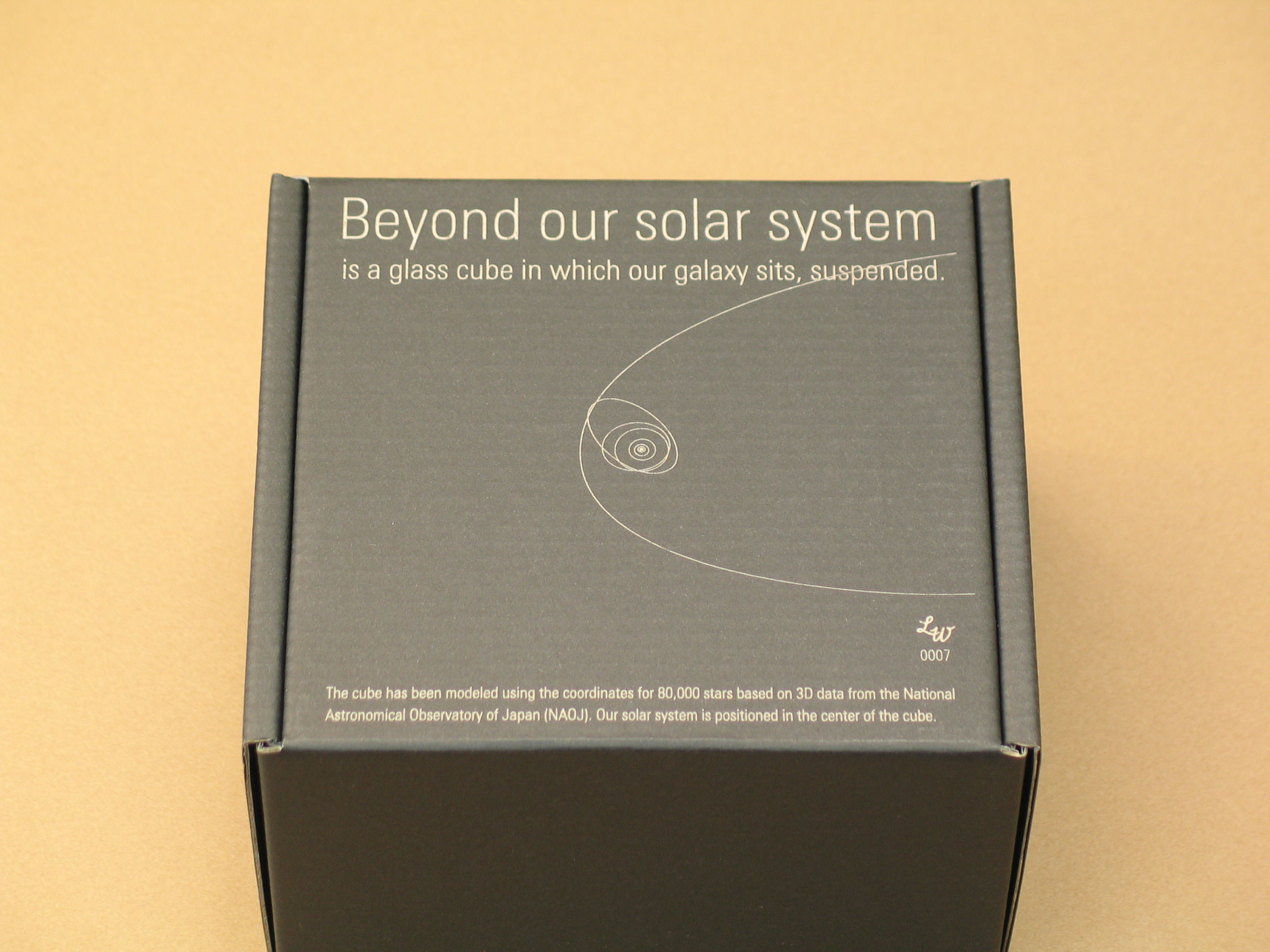 （新品‼️）Beyond our solar system ガラスキューブ original