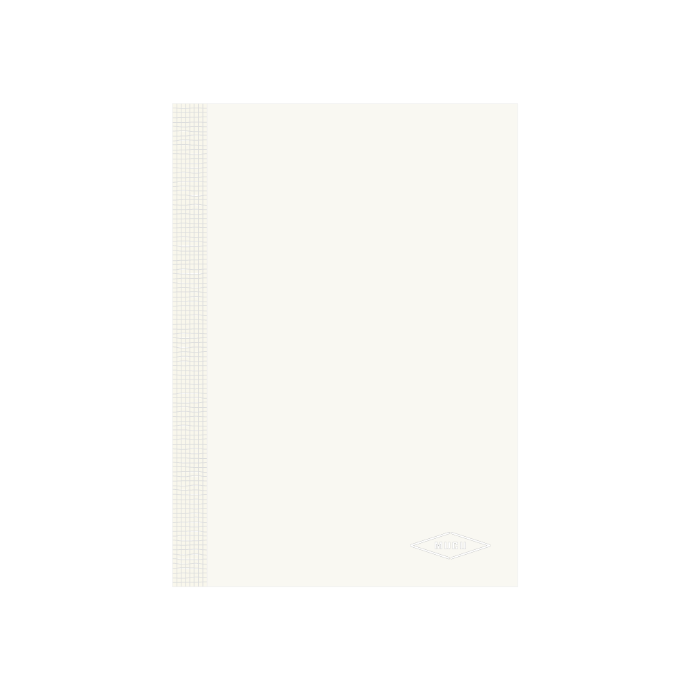 NOTEBOOK - SHIRO BLANK | MUCU