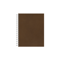 LEATHER RINGNOTE　S - BROWN