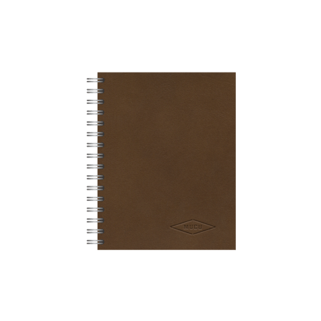 LEATHER RINGNOTE　S - BROWN