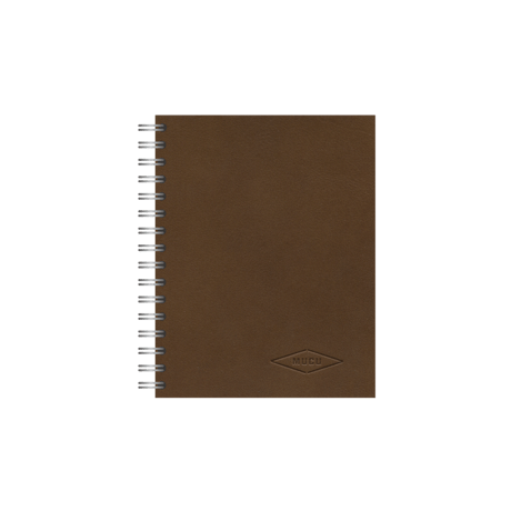 LEATHER RINGNOTE　S - BROWN