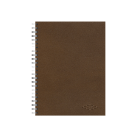 LEATHER RINGNOTE　L - BROWN