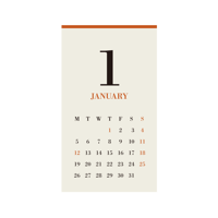 CLAMP CALENDAR 2026 - REFILL