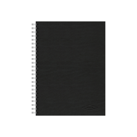 LEATHER RINGNOTE　L - BLACK