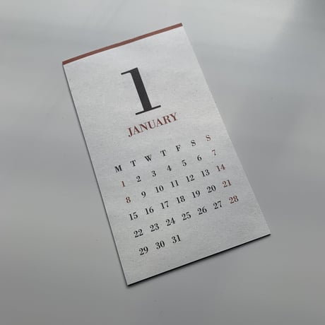 CLAMP CALENDAR 2026 - REFILL