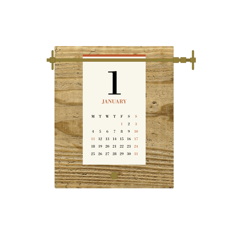 CLAMP CALENDAR 2023 - CEDAR | MUCU