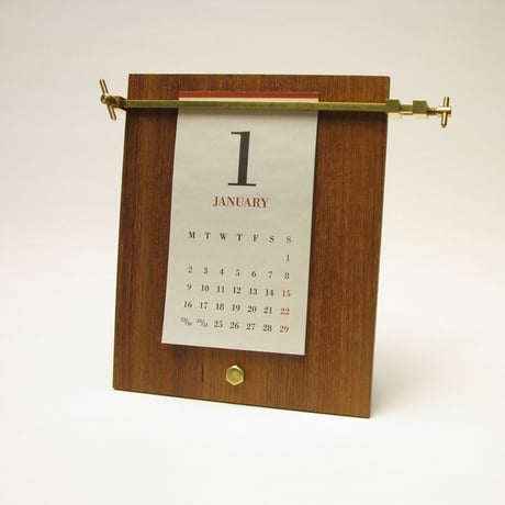 CLAMP CALENDAR 2023 - TEAK