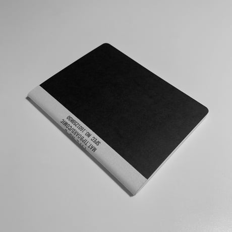 BLANK NOTE　BLACK-S
