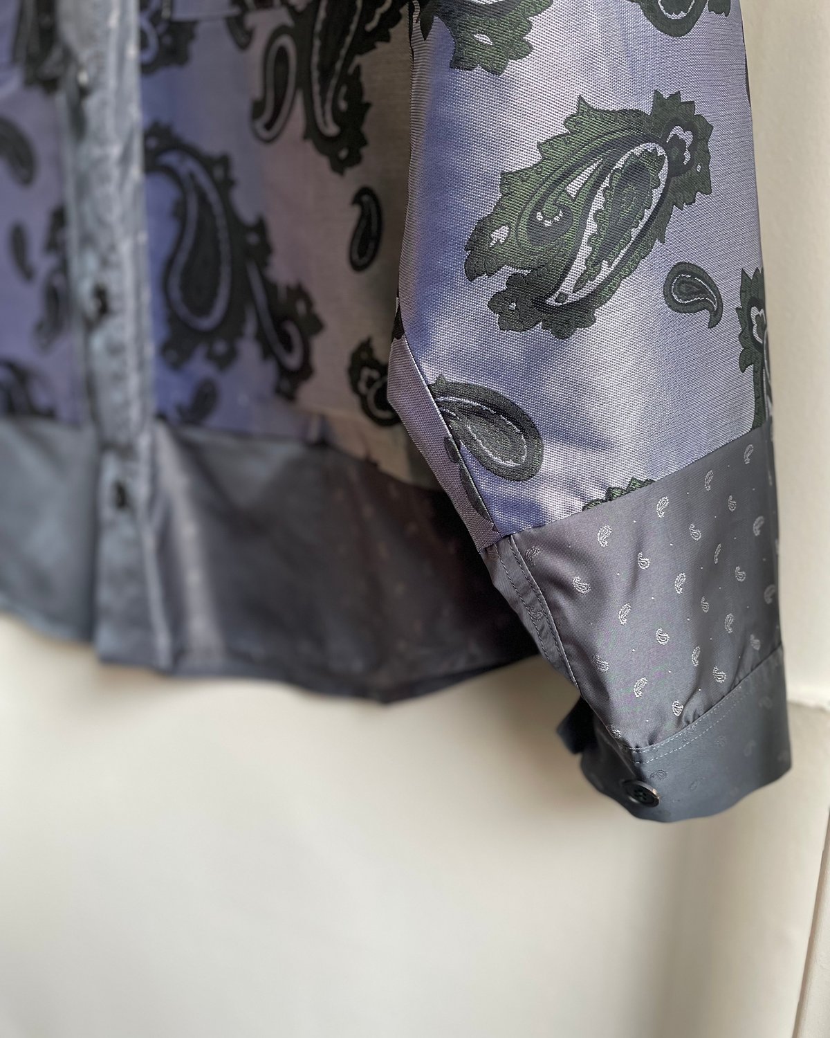 TOGA VIRILIS/ Paisley jacquard shirt/Green | pain TOGA VIRILIS/ Paisley jacquard shirt/Green | pain