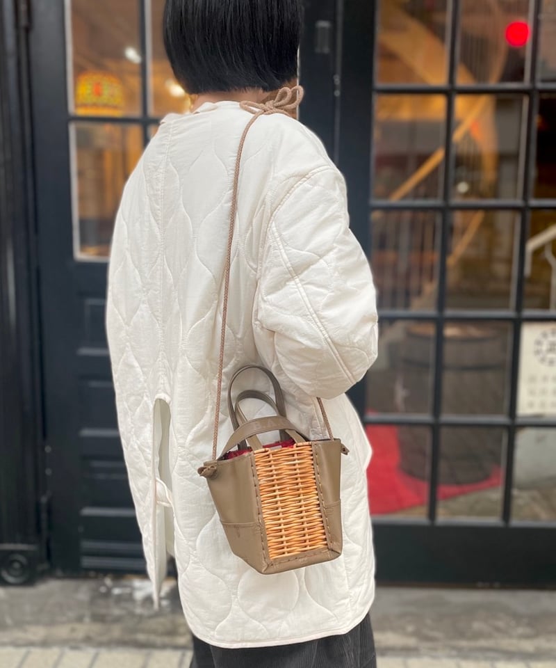 eb.a.gos / カゴ袋スモール・PVC+ヴィブラム / SEPI, BK | pain