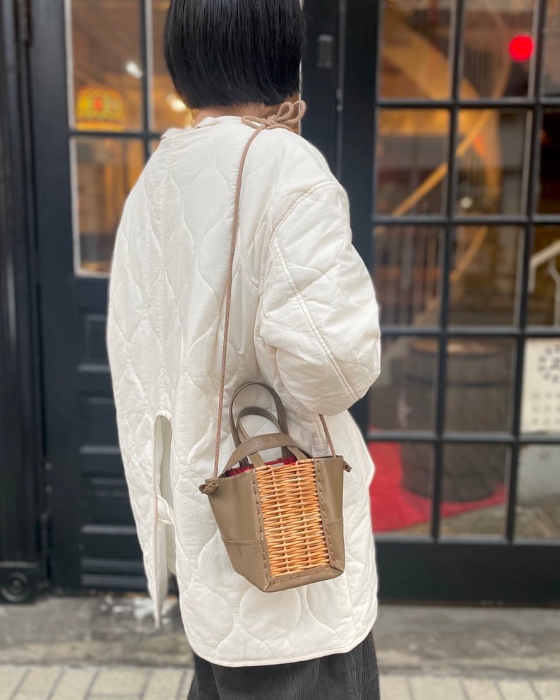 eb.a.gos / カゴ袋スモール・PVC+ヴィブラム / SEPI, BK | pain