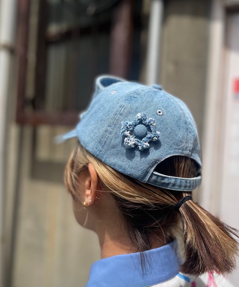 Edwina Hoerl/Denim Cap/Indigo,Black | pain