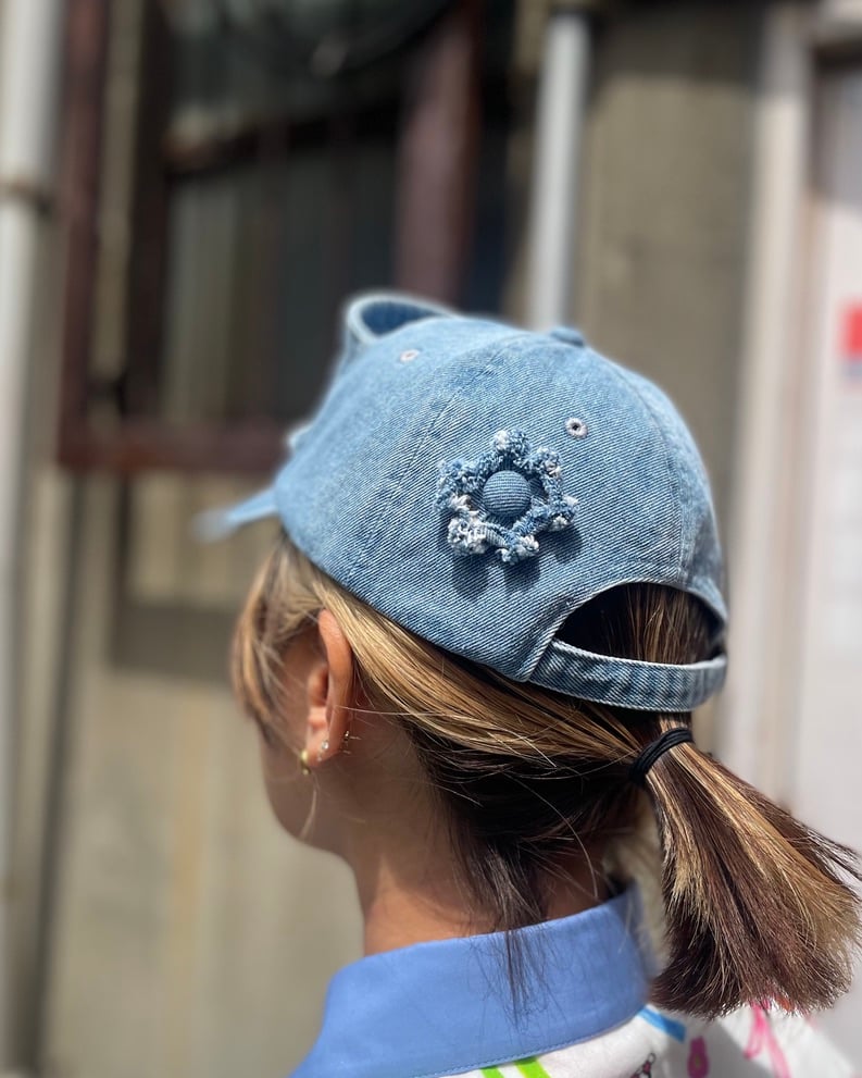 Edwina Hoerl/Denim Cap/Indigo,Black | pain Edwina Hoerl/Denim Cap/Indigo,Black | pain
