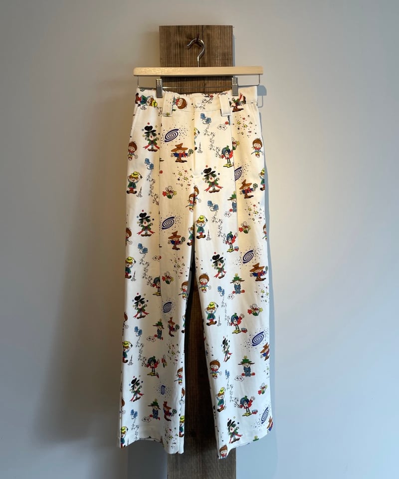 WATARU TOMINAGA/SINGLE PLEAT TROUSERS/Hunbert F