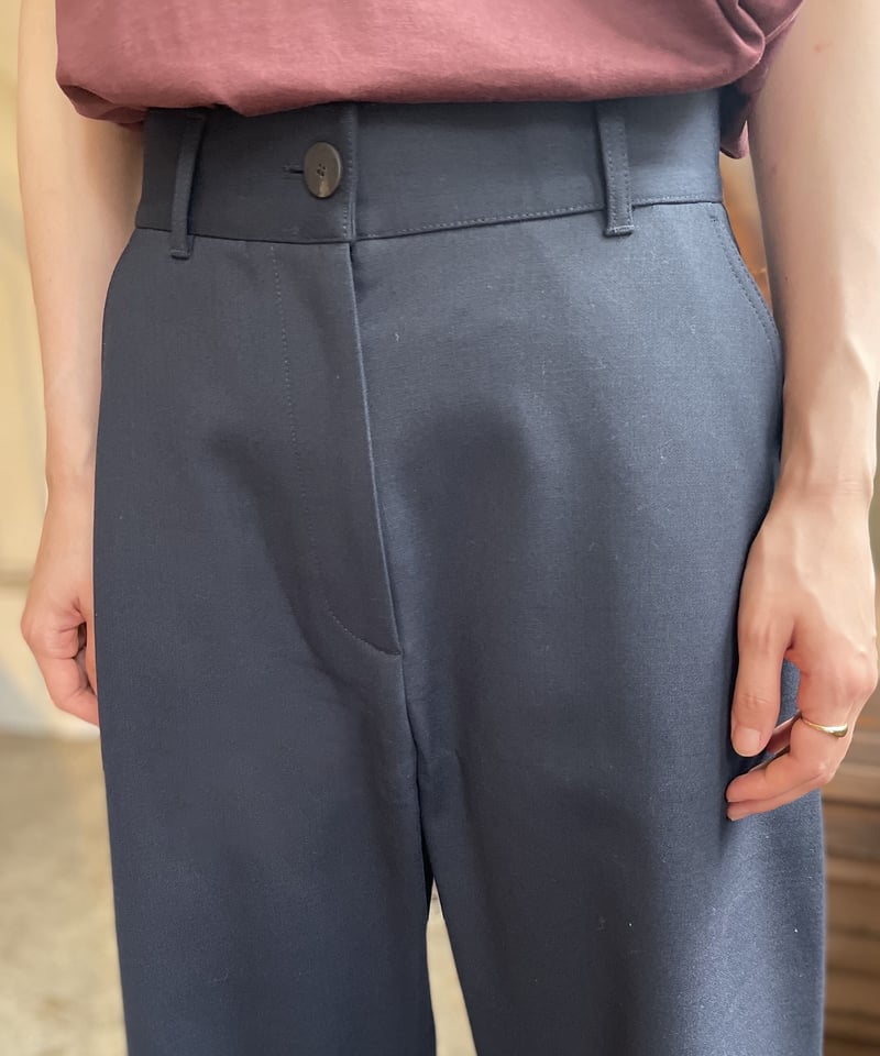 STUDIO NICHOLSON / CHALCO WIDE CROP PANT / NUTM