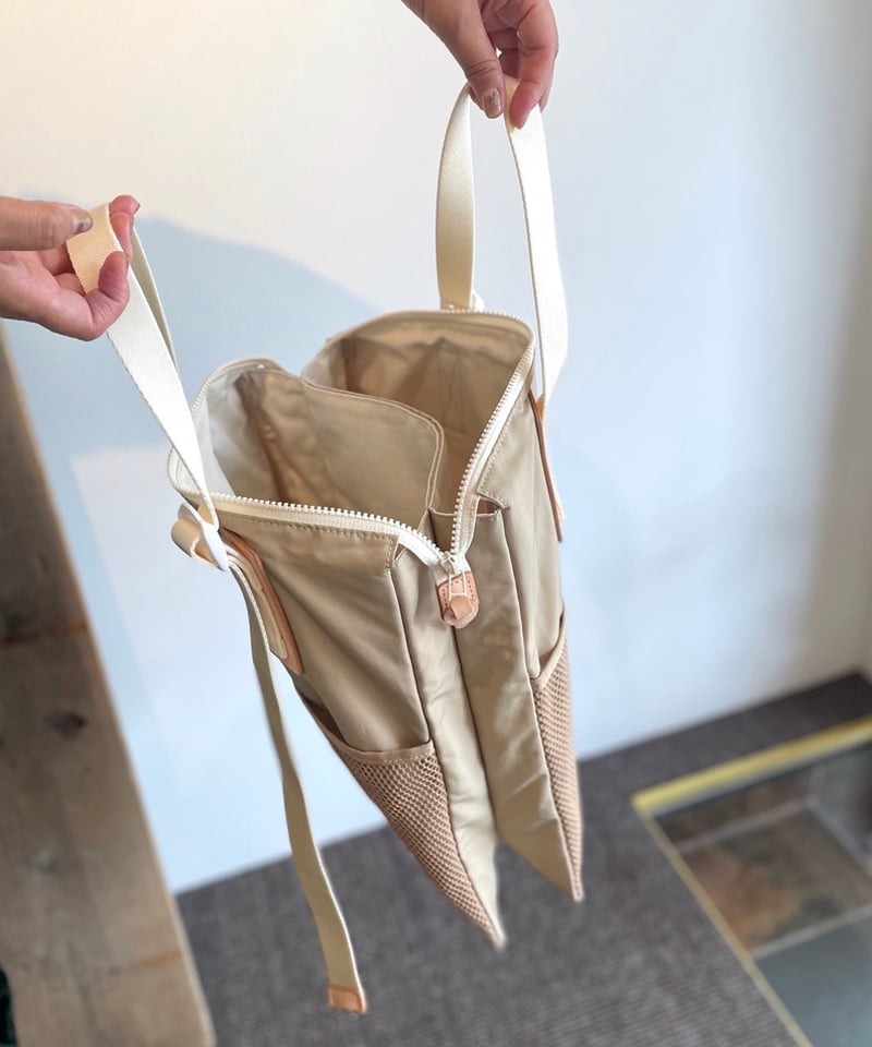 Hender Scheme/functional layered bag/beige,khak Hender Scheme/functional layered bag/beige,khak