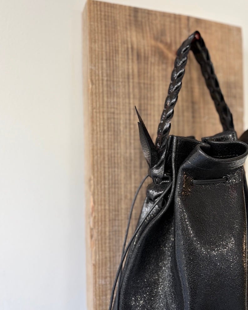 Hender Scheme/woven sac gloss/black | pain