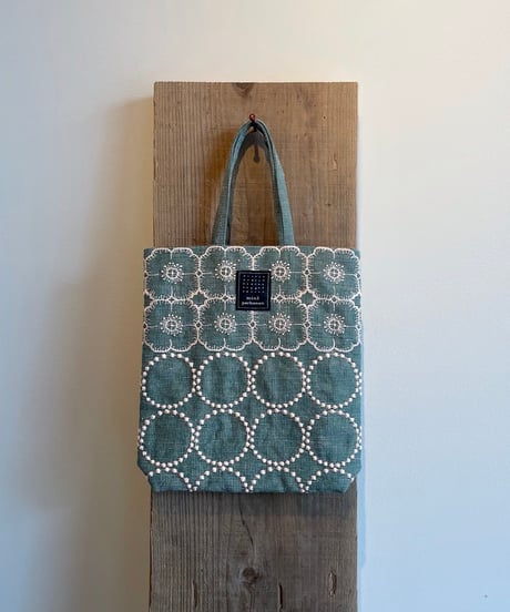 mina perhonen/anemone×tambourine toastbag/mint,gray,green