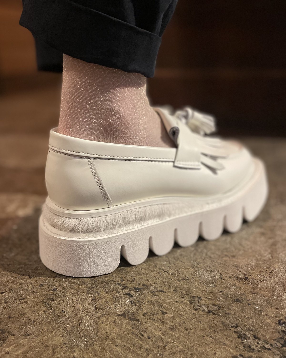 Hender Scheme / meadow kilt moca / black-leopar Hender Scheme / meadow kilt moca / black-leopar