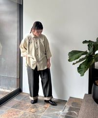 O project/OVER SIZED SS SHIRT/KINARI,MID NIGHT