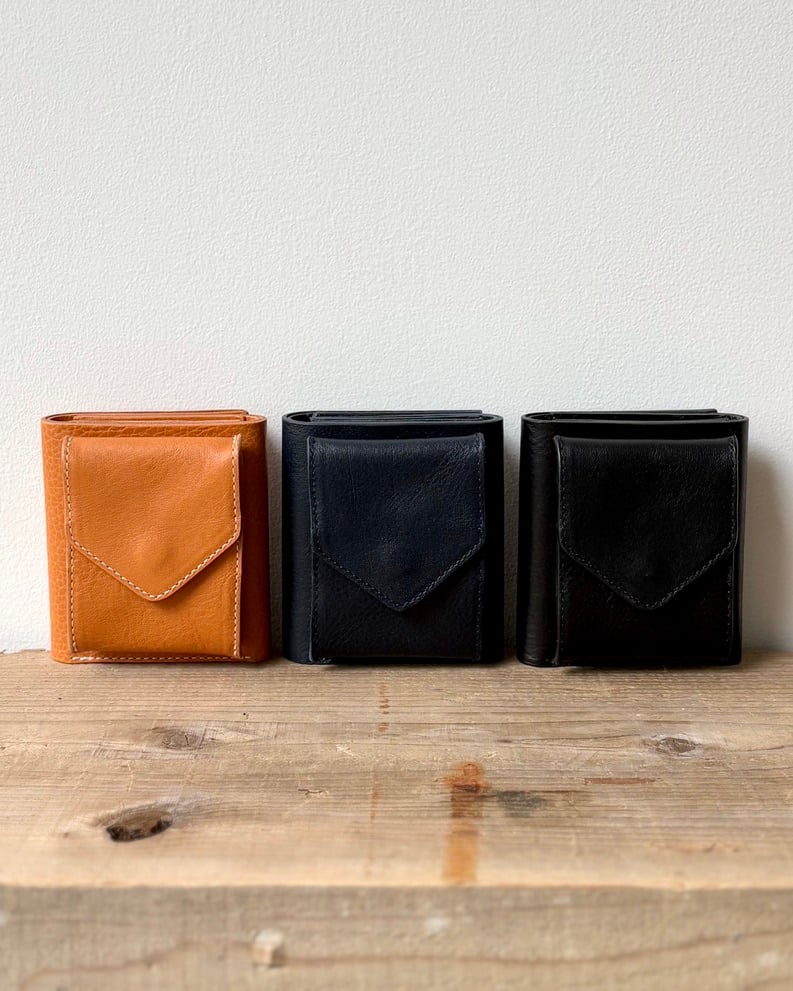 Hender Scheme/trifold wallet/natural,navy,black
