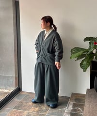 Dulcamara/ワイドSWカーディガン /Green,Ochre
