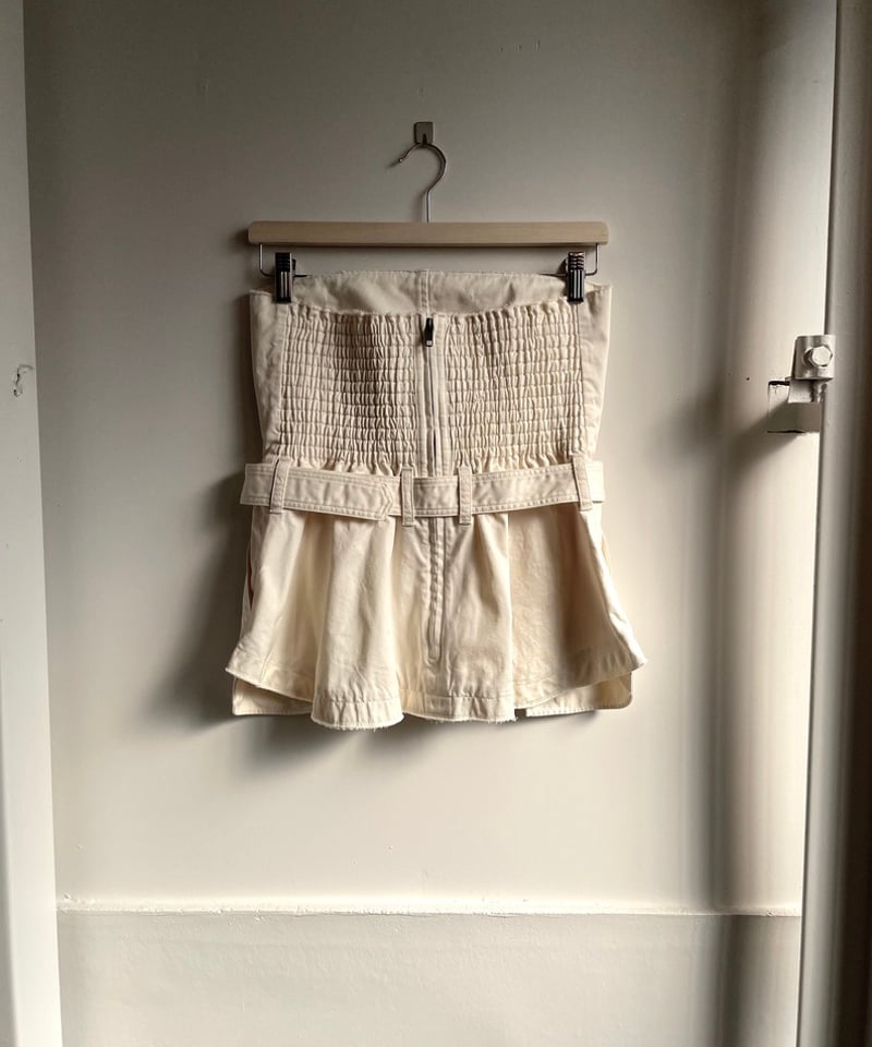RYU KAGA/ bustier/DENIM,IVORY | pain