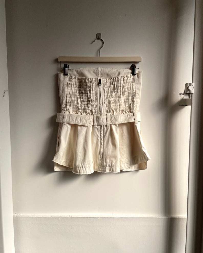 RYU KAGA/ bustier/DENIM,IVORY | pain