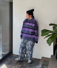 RYU KAGA/Wide sleeve stripe shirts/STRIPE | pain