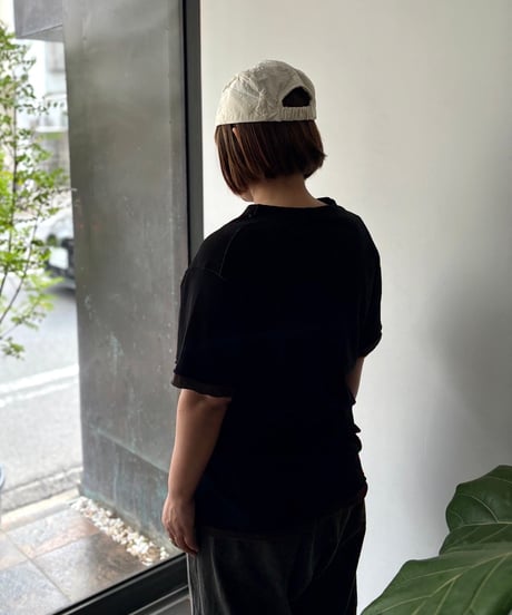 KLASICA/Broken Ringer Louse Fit Tee/BLACK