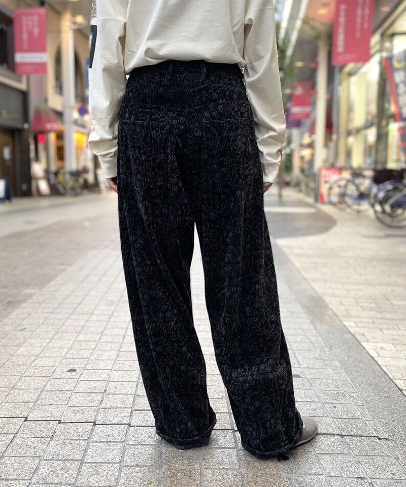 パンツ Story Mfg corduroy Pant STORY mfg. / LUSH PANTS / ECRU HERBAL, BLACK HE