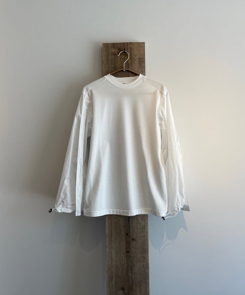 TOGA PULLA/COTTON TAFFETA L/S/WHITE,NAVY,BLACK