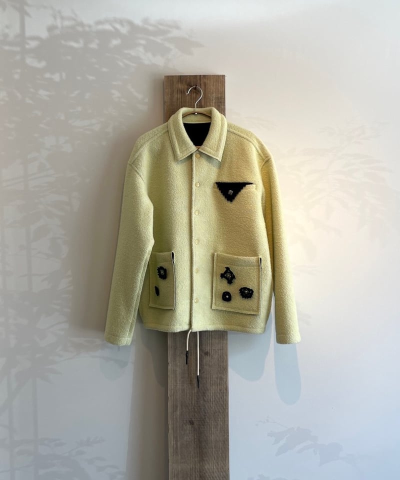 TOGA VIRILIS/BOA BLOUSON/YELLOW | pain 