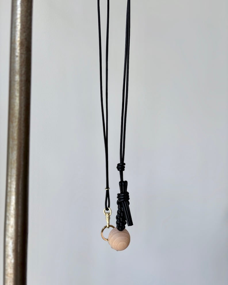 _Fot/Knot ball_strap/beige,black | pain