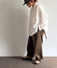 新品 TOGA PULLA Inner western shirt 完売品 TOGA PULLA / Inner western shirt / green | pain