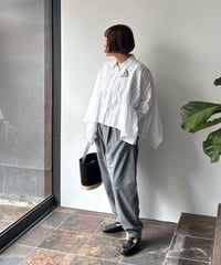 HENRIK VIBSKOV/Slip Shirt/White