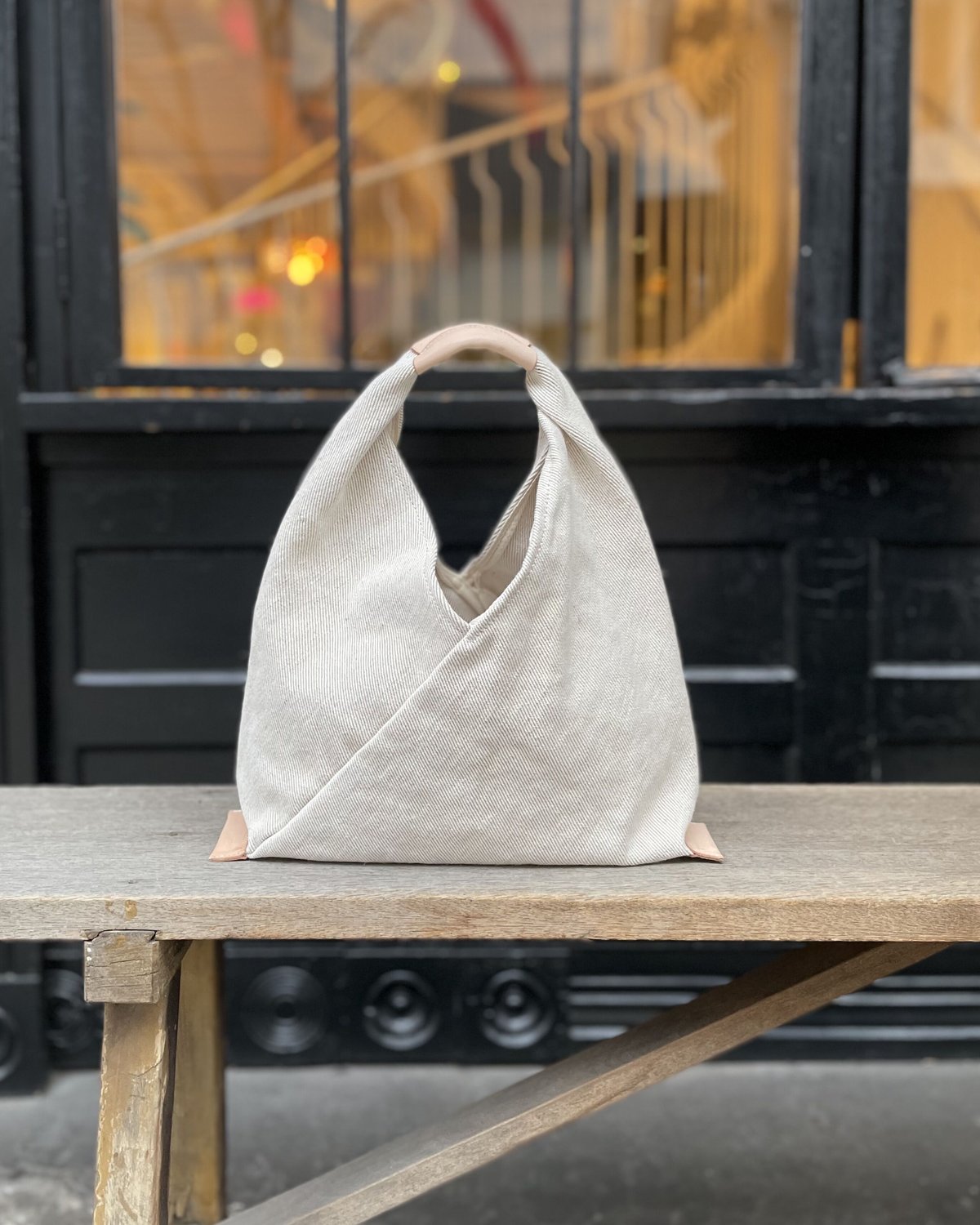 Hender Scheme / azuma bag small / natural   pain