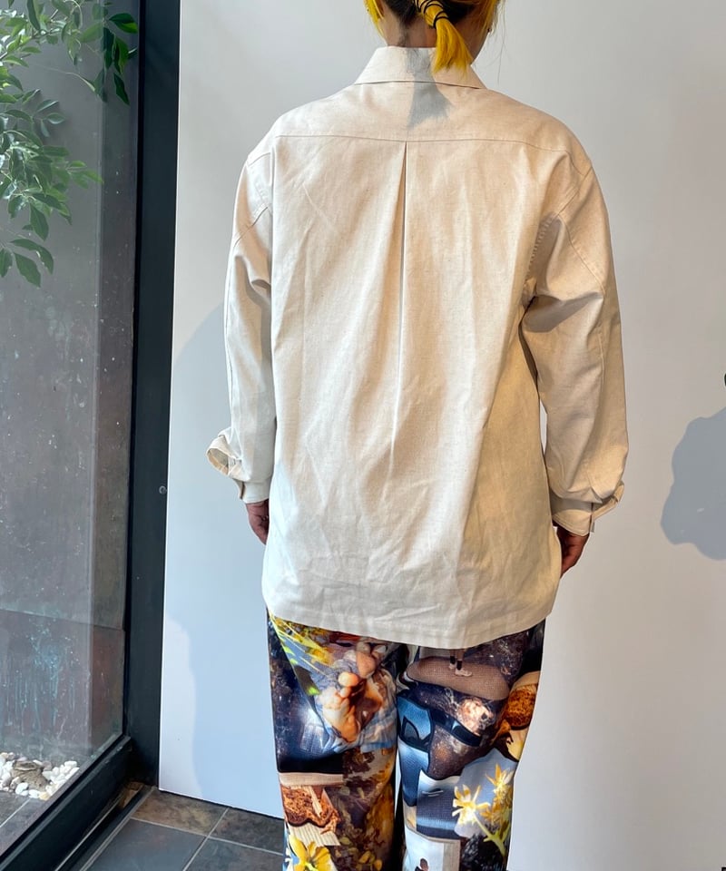 WATARU TOMINAGA/EMBROIDERED SHIRT/CHERRY | pain WATARU TOMINAGA/EMBROIDERED SHIRT/CHERRY | pain