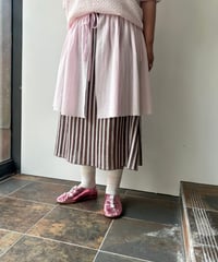 rus/MABOROSHI Skirt/PALE PINK