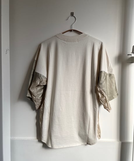 TOGA TOO/Cotton jersey S/S/NAVY,BEIGE,BLACK