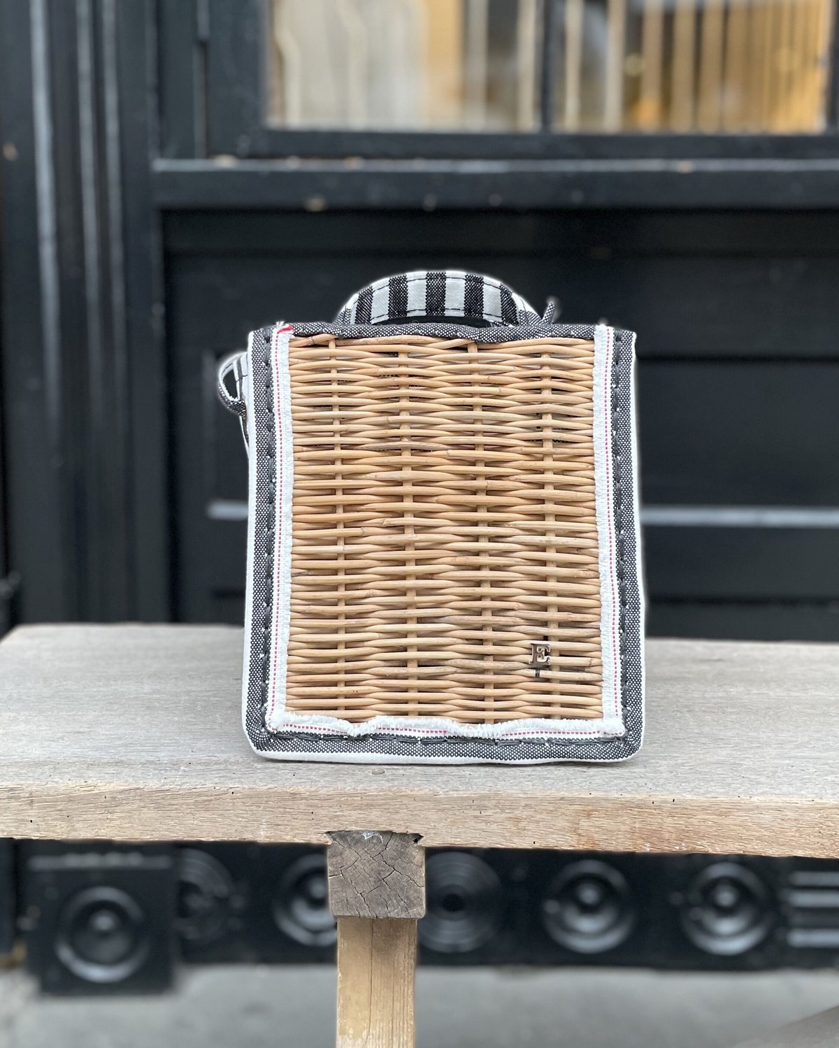 eb.a.gos / 6号キャンバス・かご袋・ショルダー / STRI | pain