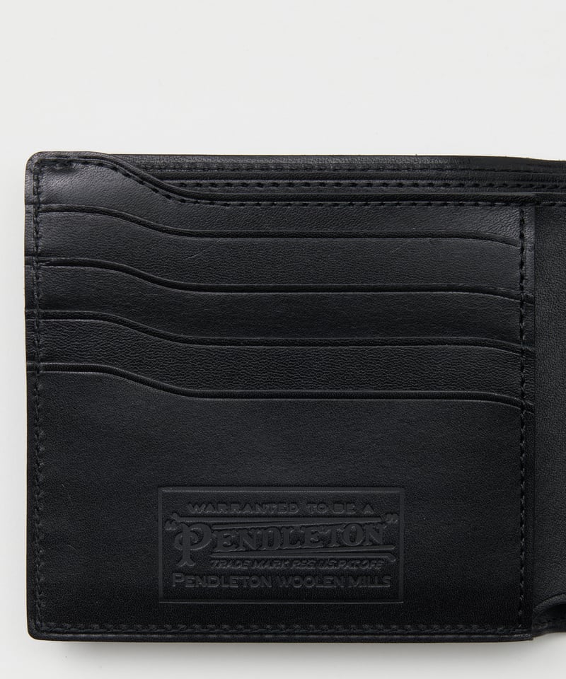 Hender Scheme×PENDLETON/half folded wallet/blac Hender Scheme×PENDLETON/half folded wallet/blac
