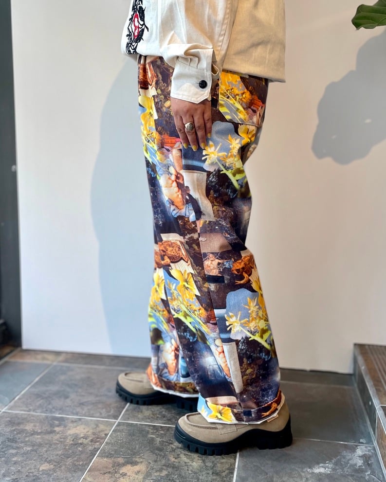 WATARU TOMINAGA/SINGLE PLEAT TROUSERS/Hunbert F WATARU TOMINAGA/SINGLE PLEAT TROUSERS/Hunbert F