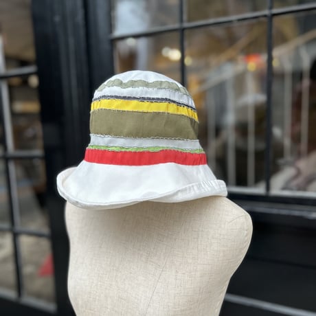 Kumi Tsuyuki /マルチカラーグログラン コットンブリム帽子