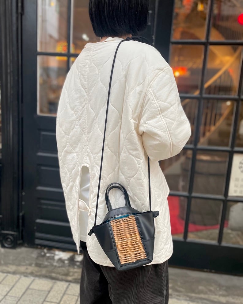 eb.a.gos / カゴ袋スモール・PVC+ヴィブラム / SEPI, BK | pain