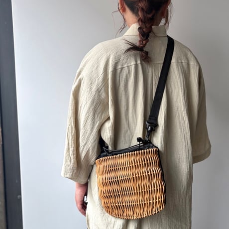 ebagos サークルポシェット　ラストお値下げ ebagos L and D きんちゃくポシェット BLACKエバゴス | マドリガル公式