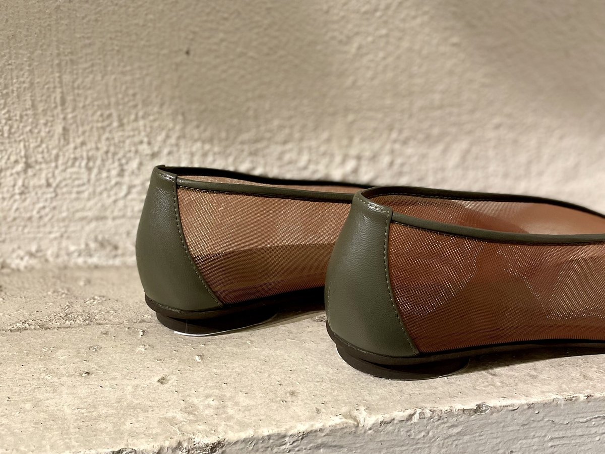 _Fot / v ballet mesh / brown moss, black | pain
