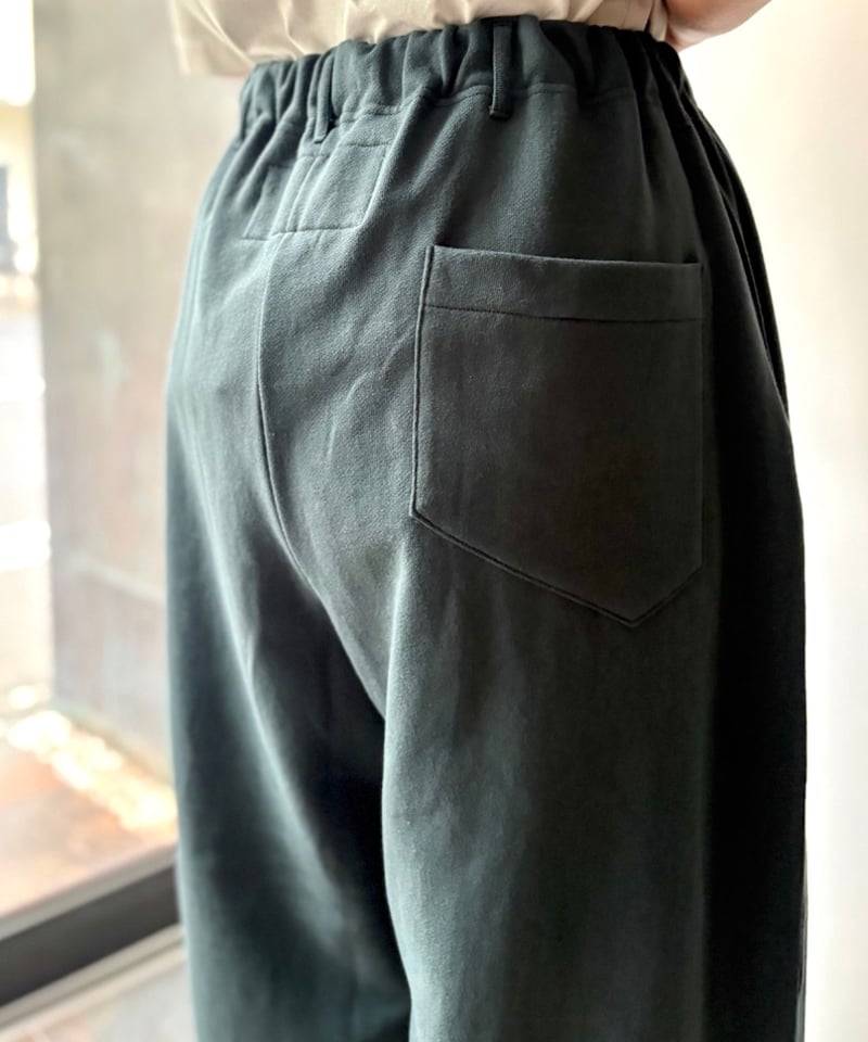 Dulcamara/ワンタックスウェットPT/Green,Ochre | pain